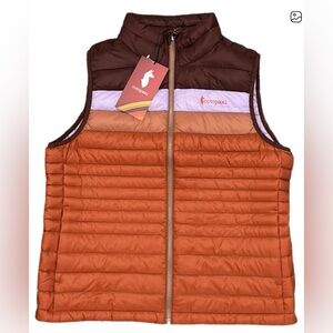 COTOPAXI | Fuego 800 Fill Down Vest Women's L Chestnut & Spice